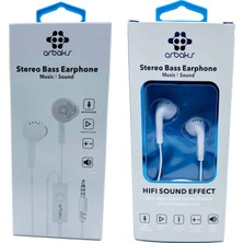 Stereo Bass Earphone 3.5mm Mikrofonlu Kulaklık Arbaks ARB250