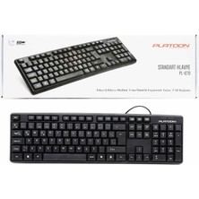 Q Klavye Kablolu Standart Platoon PL-070