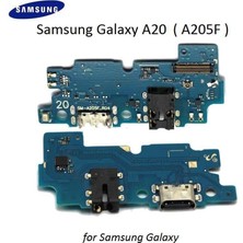 Orj Samsung Galaxy A20 ( A205F ) Şarj Kulaklık Soket Mikrofon Bordu