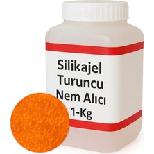 Kimya Lab Silikajel Turuncu Nem Alıcı 1 Kg - Küf Önleyici İndikatörlü