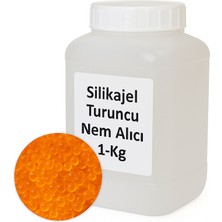 Kimya Lab Silikajel Turuncu Nem Alıcı 1 Kg - Küf Önleyici İndikatörlü