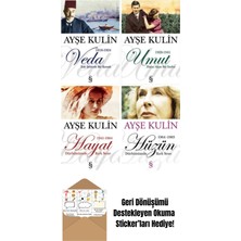 Veda - Umut - Hayat - Hüzün - Ayşe Kulin 4 Kitap Set + Okuma Sticker'ları