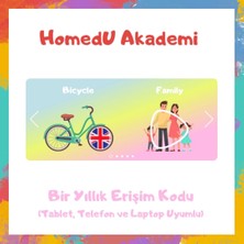 HomedU 1 Yıllık Dijital Eğitim Aboneliği – 3-10 Yaş Çocuklar Için Aktivite Seti