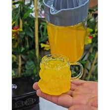 Kahve Yanı 6'lı Kulplu Mini Üzüm Bardak – 75 ml (Cam)