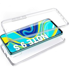 Ehr. Xiaomi Redmi Note 9s / Note 9 Pro Uyumlu Ön Arka 360 Tam Koruma Şeffaf Soft Silikon Kılıf