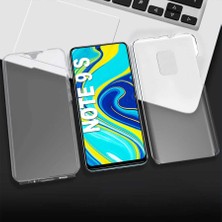 Ehr. Xiaomi Redmi Note 9s / Note 9 Pro Uyumlu Ön Arka 360 Tam Koruma Şeffaf Soft Silikon Kılıf