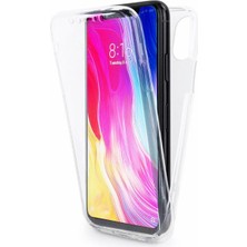 Ehr. Xiaomi Mi 8 Uyumlu Ön Arka 360 Tam Koruma Şeffaf Soft Silikon Kılıf