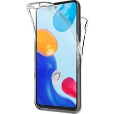 Ehr. Xiaomi Redmi Note 11 Pro Uyumlu Ön Arka 360 Tam Koruma Şeffaf Soft Silikon Kılıf