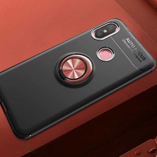 Spia Xiaomi Mi A2 Lite Kılıf Siyah-Gold Draco Yüzüklü Silikon Orijinal Esnek Ince Geliştirilmiş Dayanıklı Darbe Karşıtı Koruyucu Yeni Nesil Tasarım (Xiaomi Mi A2 Lite, Siyah-Gold)
