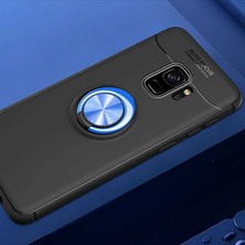 Spia Samsung Galaxy S9 Kılıf Siyah-Mavi Draco Yüzüklü Silikon Orijinal Esnek Ince Geliştirilmiş Dayanıklı Darbe Karşıtı Koruyucu Yeni Nesil Tasarım (Samsung Galaxy S9, Siyah-Mavi)