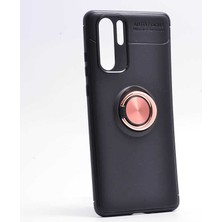 Spia Huawei P30 Pro Kılıf Siyah-Gold Draco Yüzüklü Silikon Orijinal Esnek Ince Geliştirilmiş Dayanıklı Darbe Karşıtı Koruyucu Yeni Nesil Tasarım (Huawei P30 Pro, Siyah-Gold)