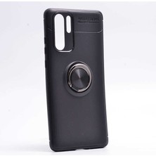 Spia Huawei P30 Pro Kılıf Siyah-Siyah Draco Yüzüklü Silikon Orijinal Esnek Ince Geliştirilmiş Dayanıklı Darbe Karşıtı Koruyucu Yeni Nesil Tasarım (Huawei P30 Pro, Siyah-Siyah)