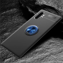 Spia Samsung Galaxy Note 10 Plus Kılıf Draco Yüzüklü Silikon Orijinal Esnek Ince Geliştirilmiş Dayanıklı Darbe Karşıtı Koruyucu Yeni Nesil Tasarım (Samsung Galaxy Note 10 Plus, Siyah-Mavi)