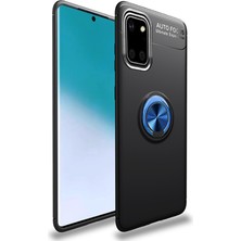 Spia Samsung Galaxy Note 10 Lite Kılıf Draco Yüzüklü Silikon Orijinal Esnek Ince Geliştirilmiş Dayanıklı Darbe Karşıtı Koruyucu Yeni Nesil Tasarım (Samsung Galaxy Note 10 Lite, Siyah-Mavi)