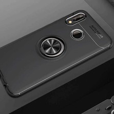 Spia Huawei P Smart 2019 Kılıf Siyah-Siyah Draco Yüzüklü Silikon Orijinal Esnek Ince Geliştirilmiş Dayanıklı Darbe Karşıtı Koruyucu Yeni Nesil Tasarım (Huawei P Smart 2019, Siyah-Siyah)
