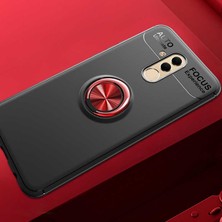 Spia Huawei Mate 20 Lite Kılıf Siyah-Kırmızı Draco Yüzüklü Silikon Orijinal Esnek Ince Geliştirilmiş Dayanıklı Darbe Karşıtı Koruyucu Yeni Nesil Tasarım (Huawei Mate 20 Lite, Siyah-Kırmızı)