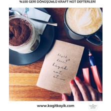 Kağıt Kayık Kraft Not Defteri -2 Eğlenceli Hediye 30 Sayfa Çizgisiz %100 Geri Dönüşümlü Kağıttan Üretim