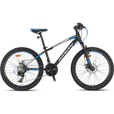 Xc 75 - 24  Mtb - 13' - 21 Vites - M.dısc - Mat Siyah-Gri/mavi