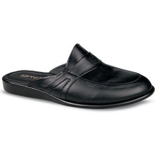 Ceyo 9823-1 Ucu Kapalı Erkek Terlik Siyah