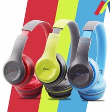 P47 Bluetooth Kablosuz Kulaklık Mp3 (Beyaz)