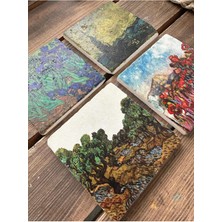 Doğaltaş Bardak Altlığı 4'lü Set