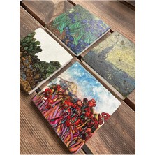 Doğaltaş Bardak Altlığı 4'lü Set