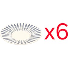 Porland Coralline Çay Tabağı 6'lı