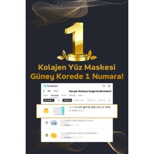 Kolajen ve Aljinik Asit Etkisi ile Yaşlılık Karşıtı Kore Üçlü Kağıt Maske