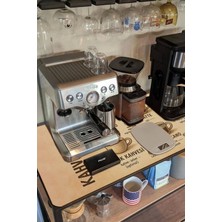 Valerine Life Barista Matı Sıvı Geçirmez Büyük Boy Xxl Kahve Barı Espresso Kahve Makinesi Pad 40X90CM 27250224