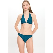 Kadın Taşlı Geniş Üçgen Bikini Takımı 25SW028ST