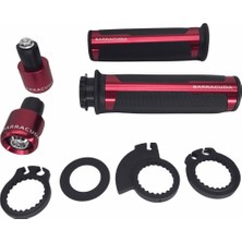 Barracuda Motosiklet Elcik Takımı Kırmızı