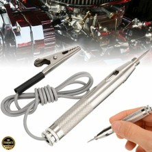 Mg3  2024-2025 Oto Test Kalemi Kontrol Kalemi 6VOLT 12VOLT -24VOLT Uzun Kablolu, Timsah Ağız,paslanmaz