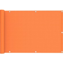 4.5 Metre x 70 cm Turuncu Renk Polyester Balkon Demiri Brandası Su GEÇIRMEZ650G