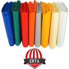 4 Metre x 100 cm Yeşil Renk Polyester Balkon Demiri Brandası Su Geçirmez  650G