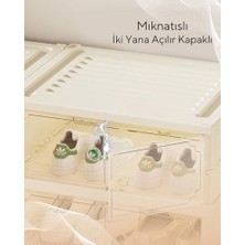 Raflı Çok Amaçlı, Geniş, Katlanabilir Dolap, Ayakkabılık ve Raf