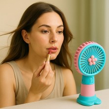 Wexta Taşınabilir Mini Fan Soğutucu Masa Üstü Vantilatör Usb Şarjlı Pratik