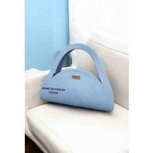 Hasır Omuz Çantası Midi Çanta Kol Çantası El Çantası Günlük Çanta Handmade