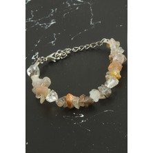 Akik Kırık Doğaltaşlı Bileklik