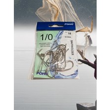 Uzun Pa.la Delikli Sap 1/0 Numara 18'li Paket Beyaz M-9946 Baitholder Olta Iğnesi