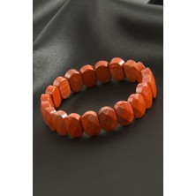 Oval Kesim Jasper Doğaltaşlı Bileklik