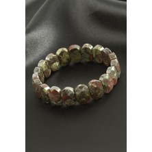 Oval Kesim Akik Doğaltaşlı Bileklik