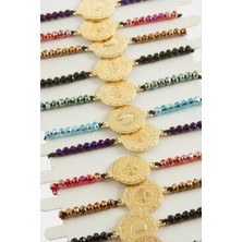 Kristal Çeyrek Bileklik