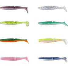 Captain 3516 Pukka Shad 9cm 7gr Levrek Silikonu 5 Adet Suni Yem