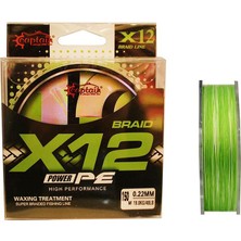 Captain X12 Power Pe 12 Örgü Spin Ip Misina 150MT Green White