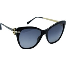 Chopard Sch 232 S 700P  Cat Eye Polarize Siyah Güneş Gözlüğü