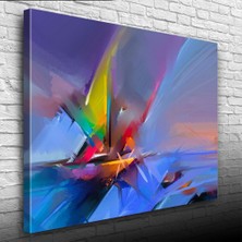 Soyut Yelkenli Canlı Renkler Yağlıboya Kanvas Tablo 50 x 70