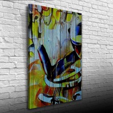 Şarap Kadehi Yağlıboya Kanvas Tablo 50 x 70