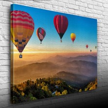 Sıcak Hava Balonları Kanvas Tablo 50 x 70