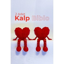 Kalp Biblo 2 Adet