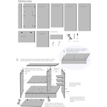 Kahve Köşesi Mutfak Rafı Çok Amaçlı Dolap Mutfak Stand Mutfak Bango Beyaz Atlantik Çam